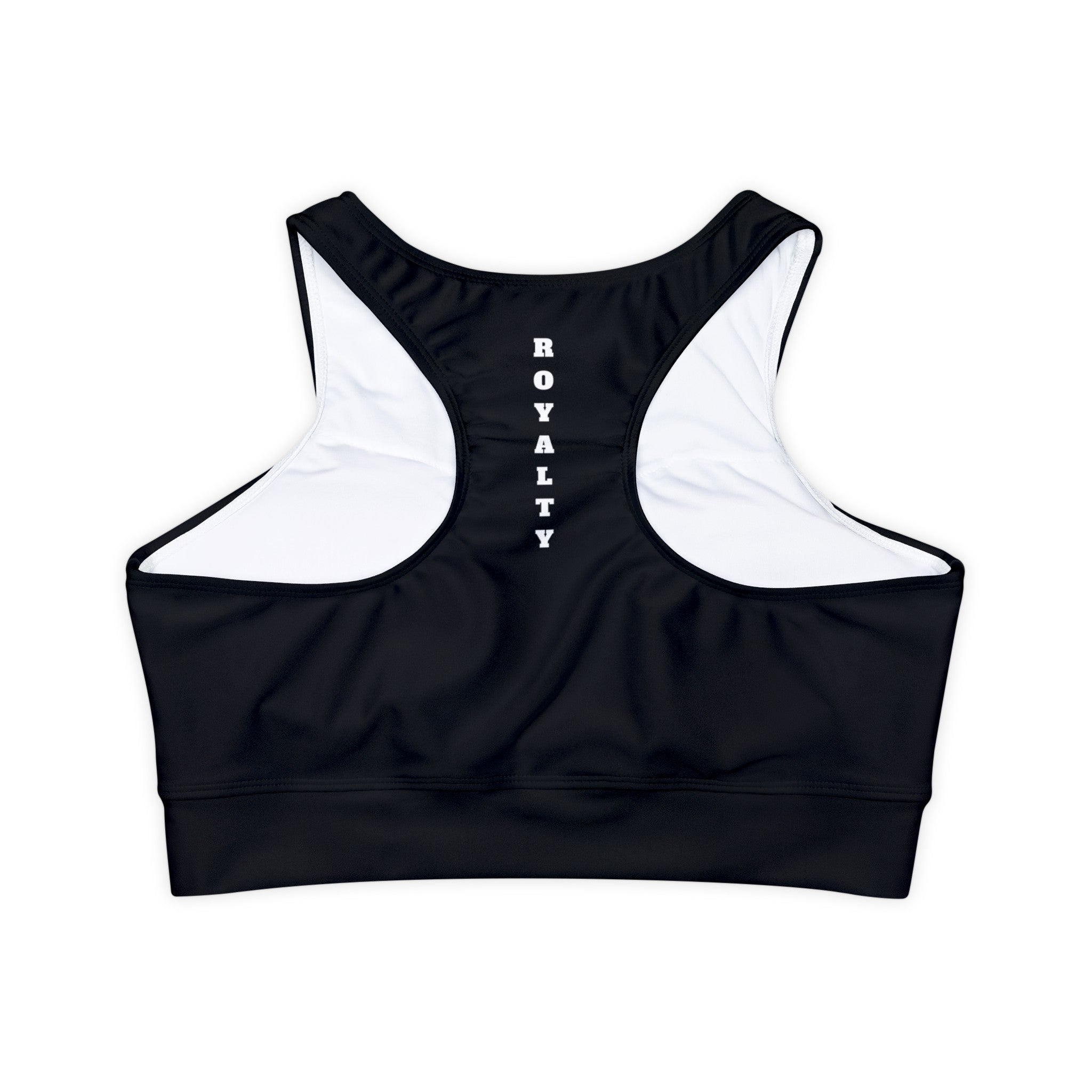 Women W.A.R Logo Padded Sports Bra