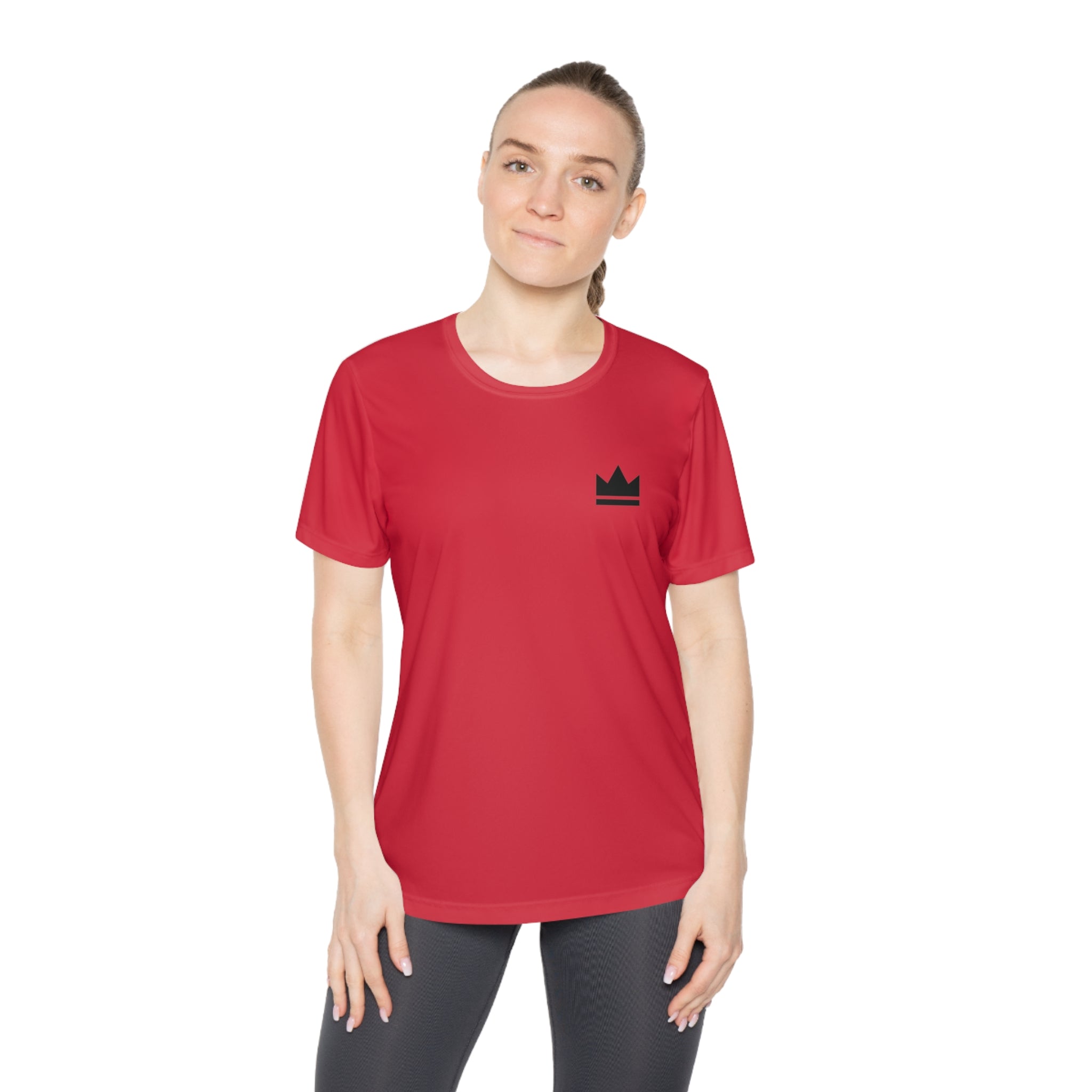 Women's W.A.R Black Logo Moisture Wicking  Tee