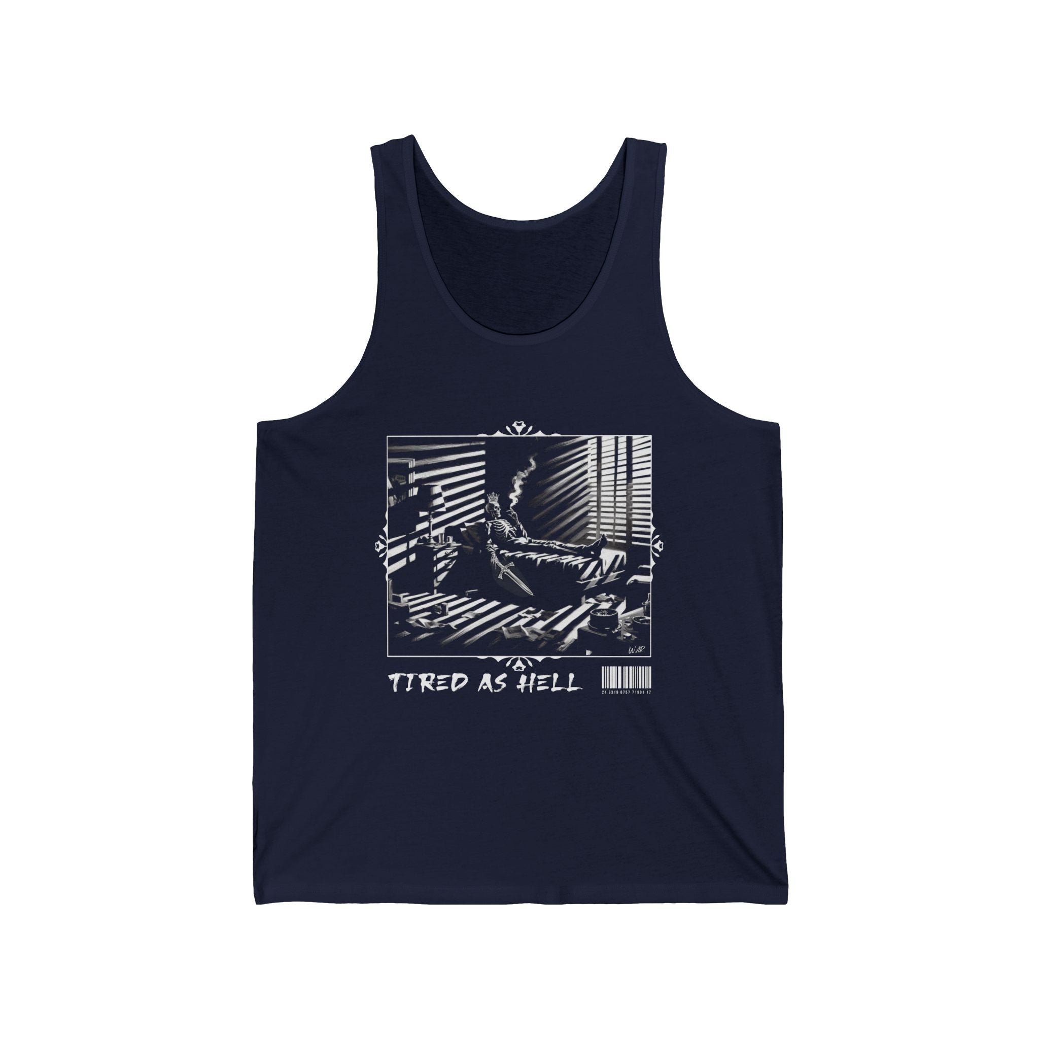 Unisex Tired As Hell Tank Top