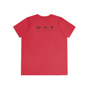 Women's W.A.R Black Logo Moisture Wicking  Tee