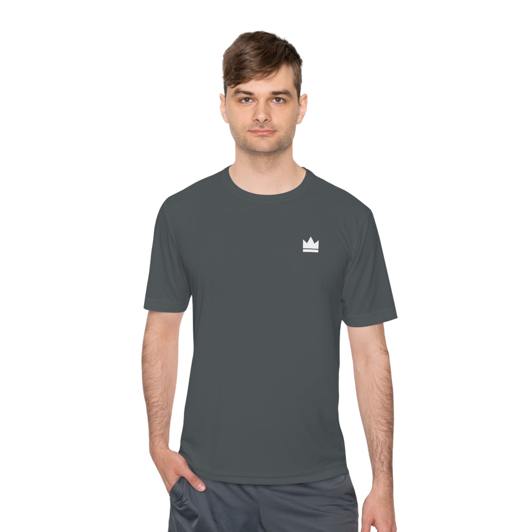 Men's W.A.R White Logo Moisture Wicking Tee