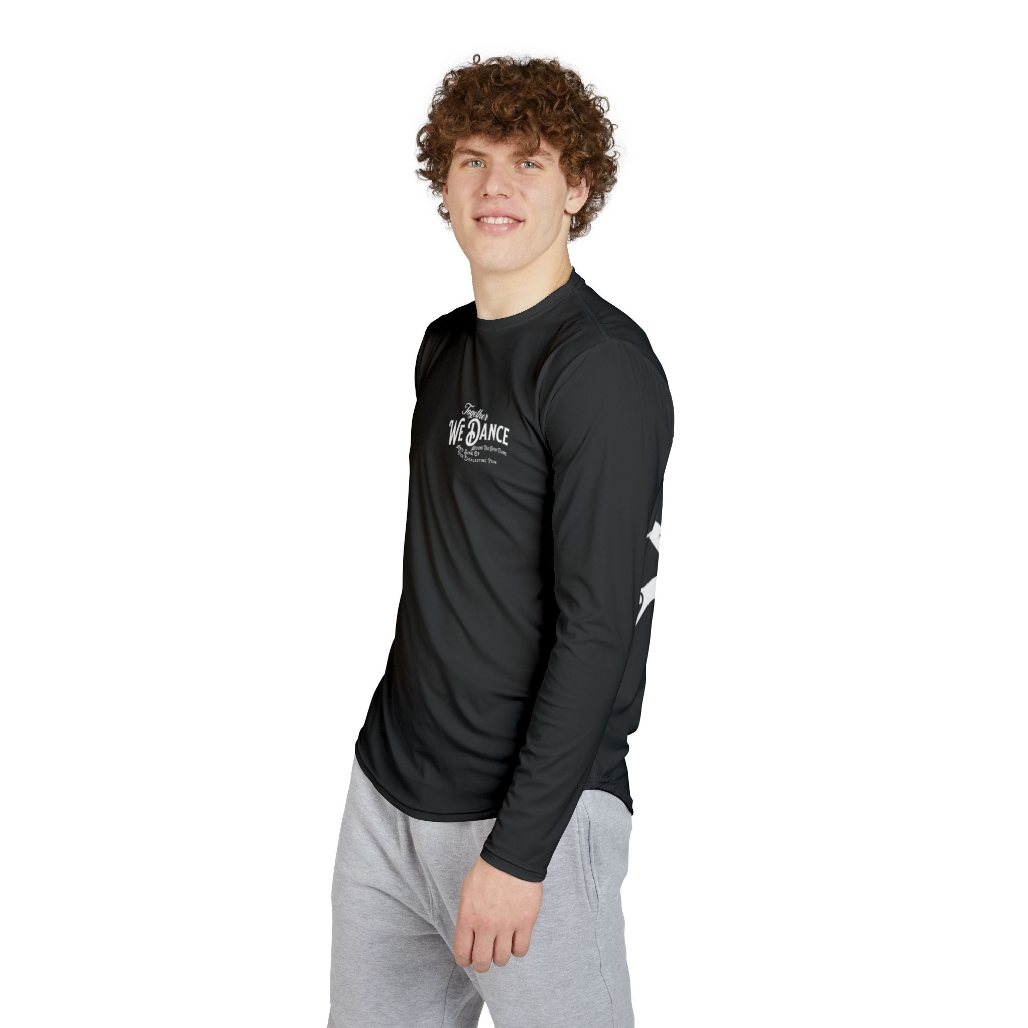 Men's Dance Around The Flame UV Protection Long Sleeve Shirt