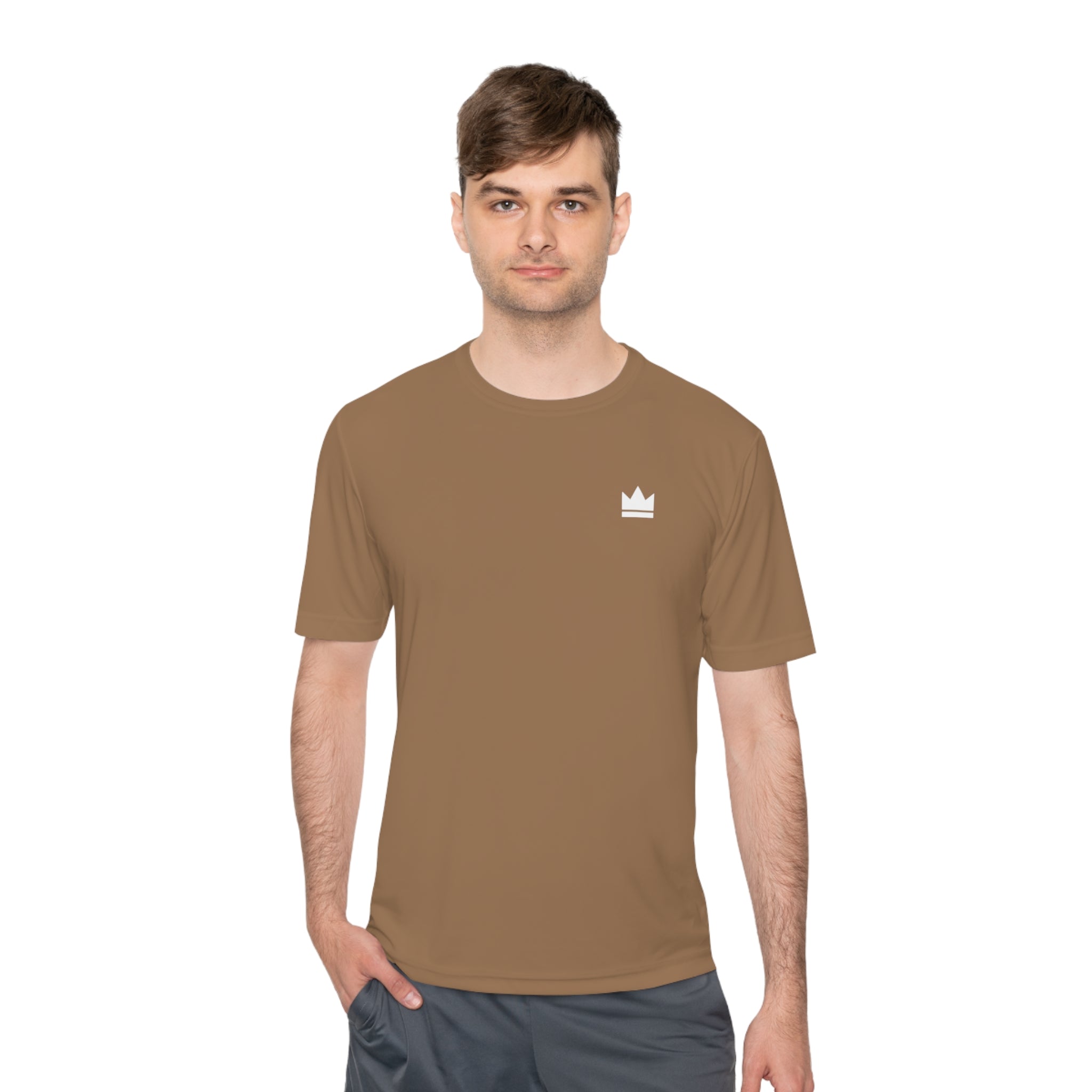 Men's W.A.R White Logo Moisture Wicking Tee