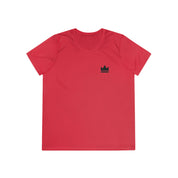 Women's W.A.R Black Logo Moisture Wicking  Tee