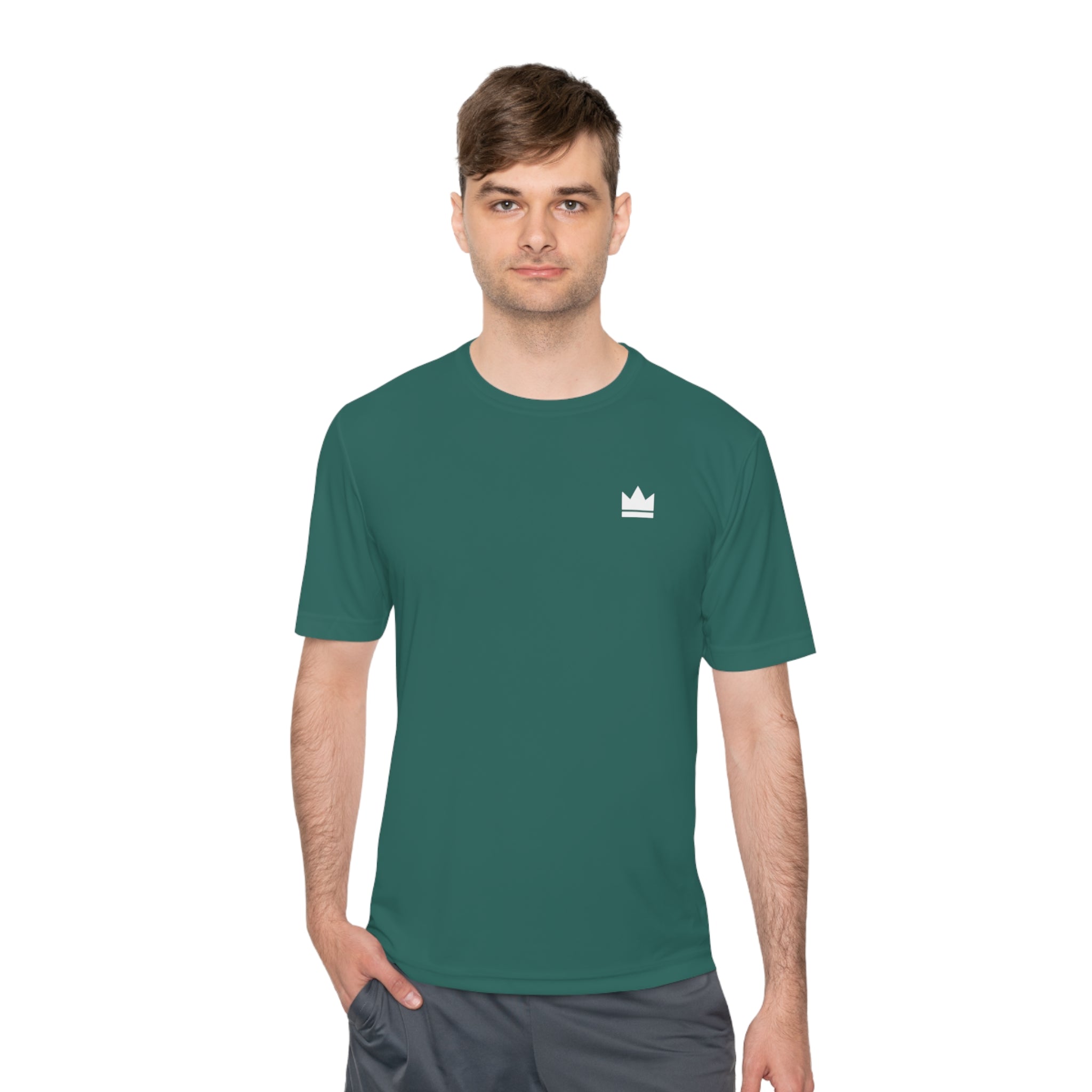 Men's W.A.R White Logo Moisture Wicking Tee