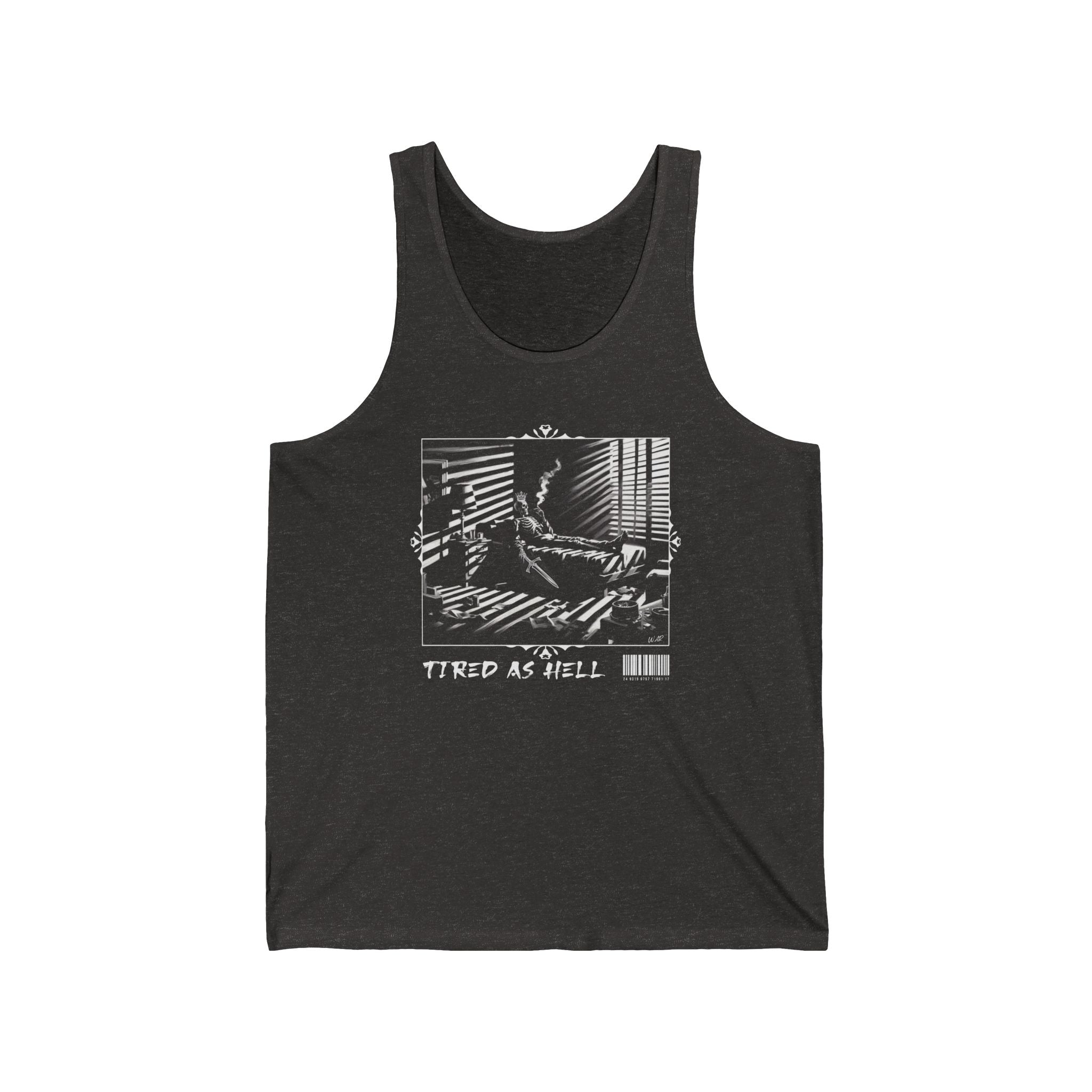 Unisex Tired As Hell Tank Top