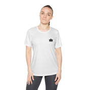 Women's W.A.R Black Logo Moisture Wicking  Tee