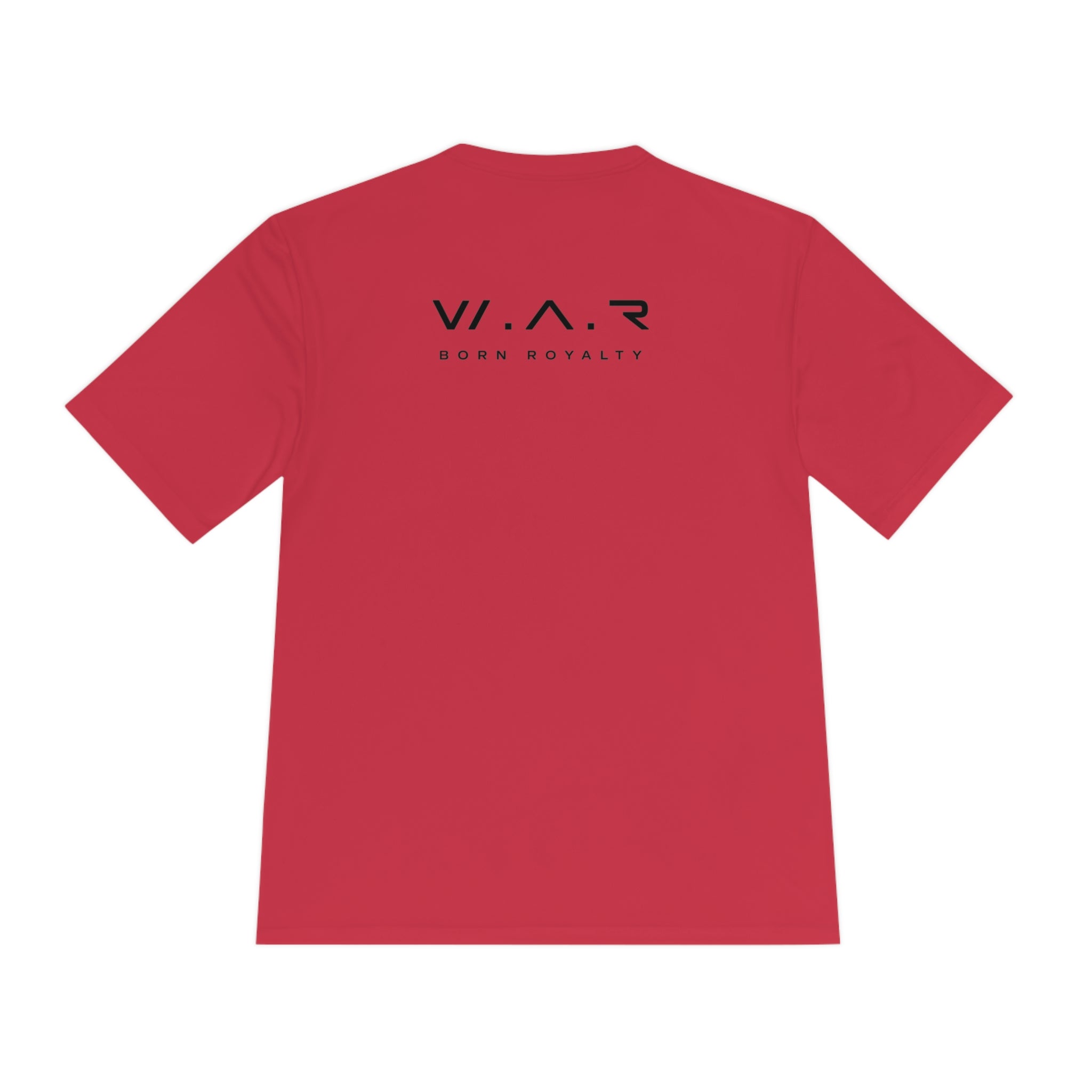 Men's W.A.R Black Logo Moisture Wicking Tee