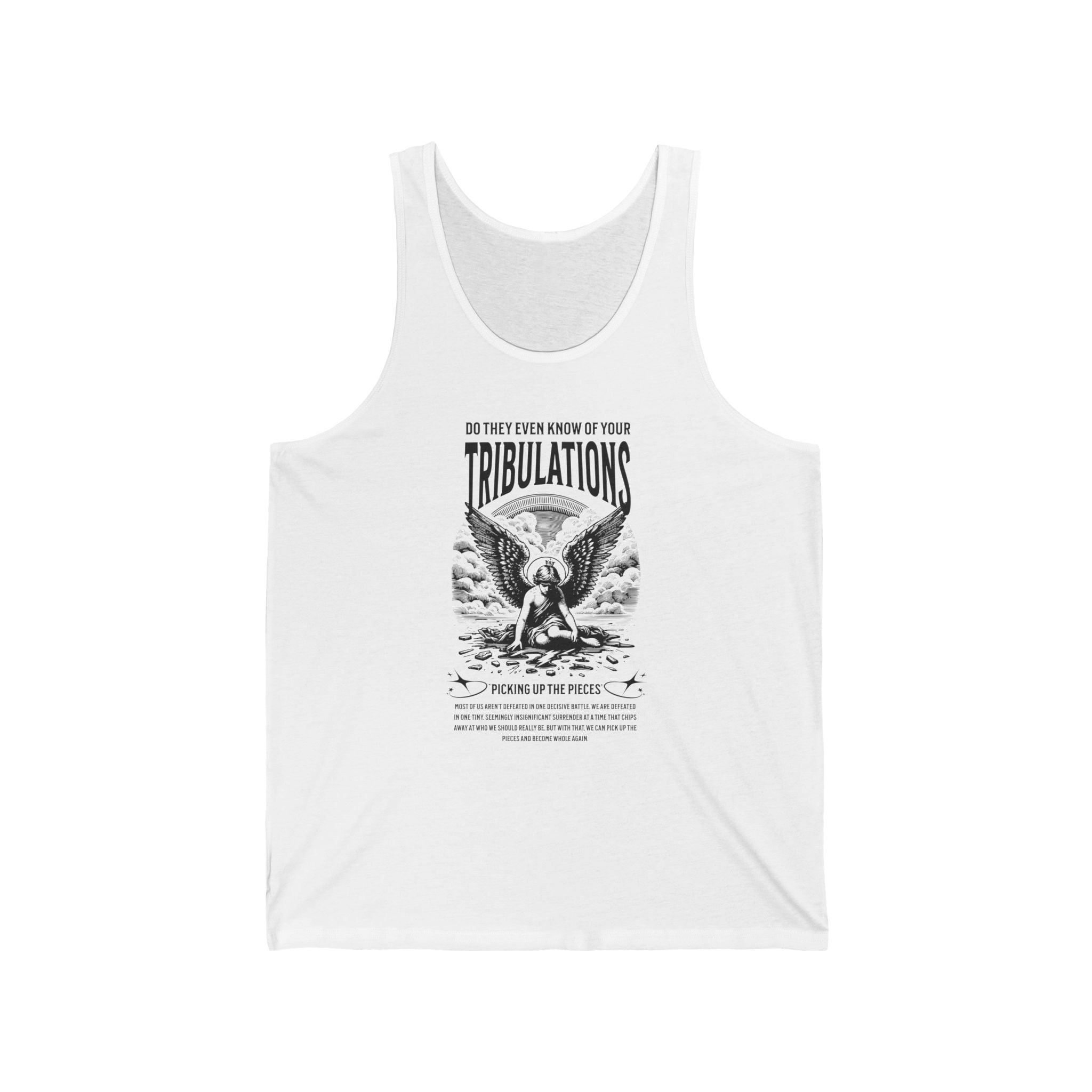 Unisex Picking Up The Pieces Tank Top