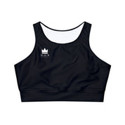 Women W.A.R Logo Padded Sports Bra